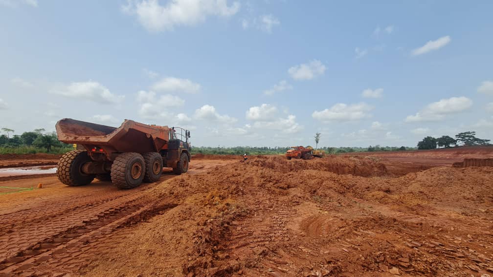 Ongoing Mining Site
